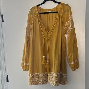 Tularosa dress with Embroidery and Tassels